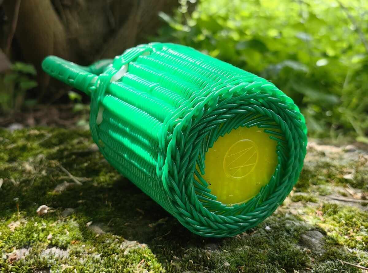 DAMIGIANĂ VINTAGE DIN STICLĂ ÎMPLETITĂ PERFECTĂ, REZISTENTĂ - 6