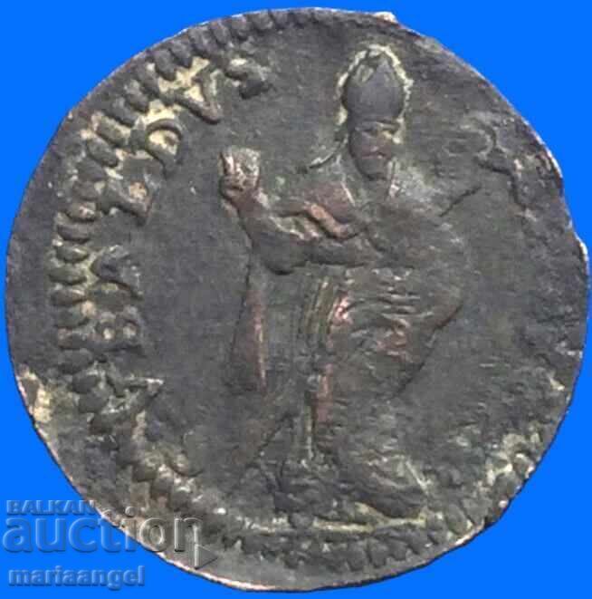 Quatrino Vatican Benedict XIV 1740 - 1758 Sf. Ubald - 5