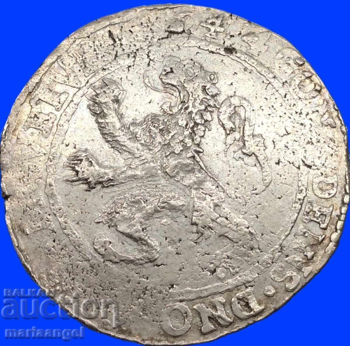 Livrarea Olanda 1644 1/2 Taler Leu Daaler Utrecht argint