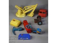 Lot de jucării vechi din metal pentru piese, telecomenzi, camion