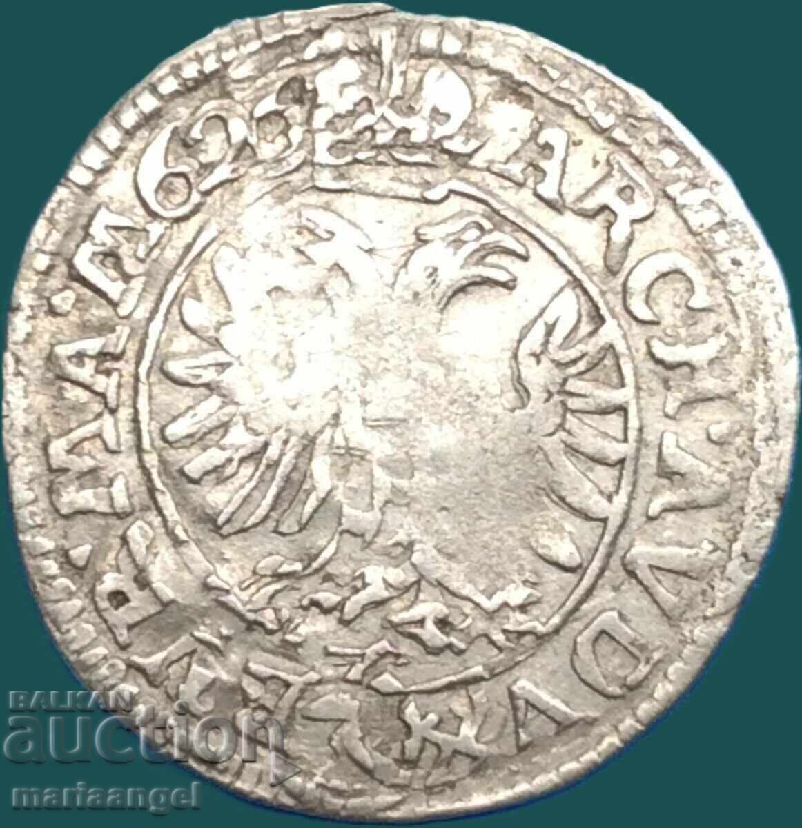 Austria 3 Kreuzer M620 (1620) Ferdinand II 21mm Silver
