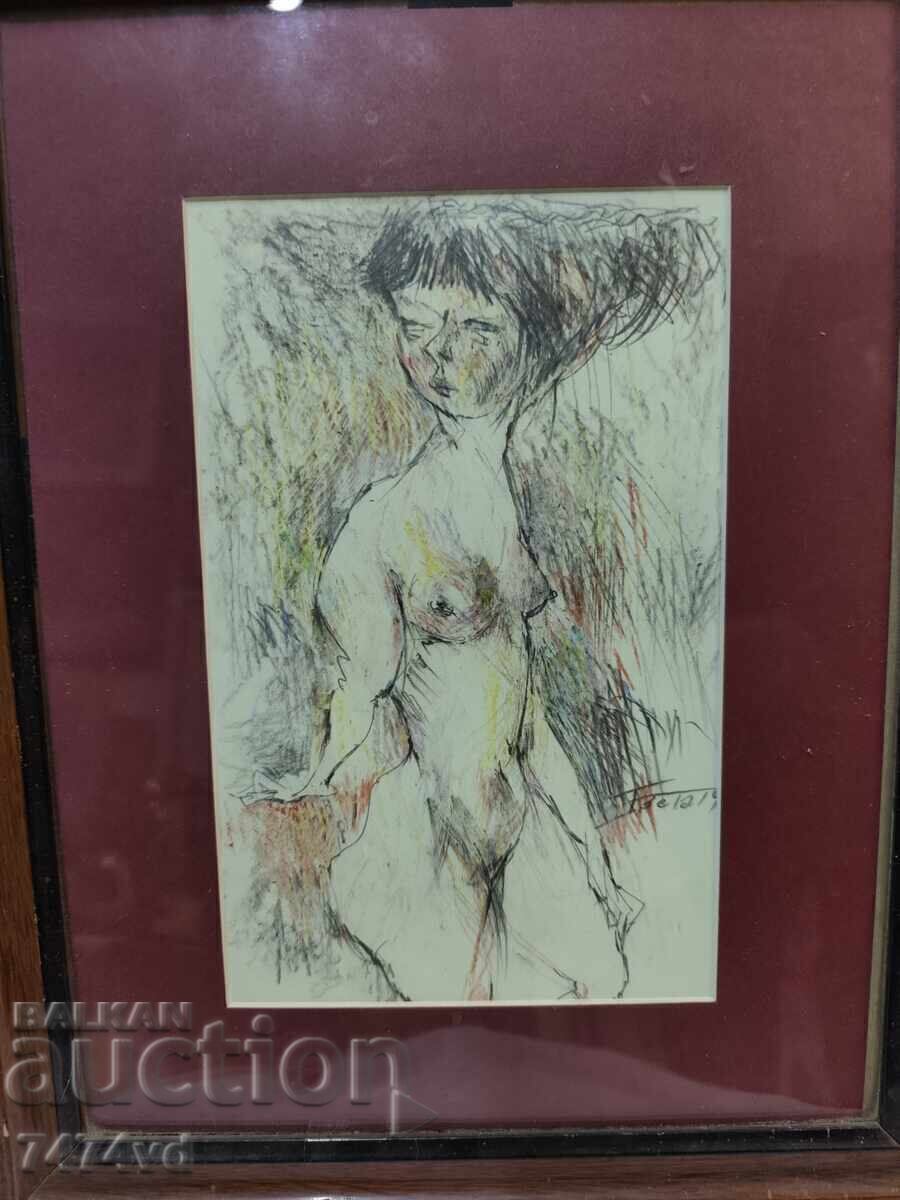 Голяма авторска картина на худ.Евстати Маринов ,лич.колекция с цена 100.00 €