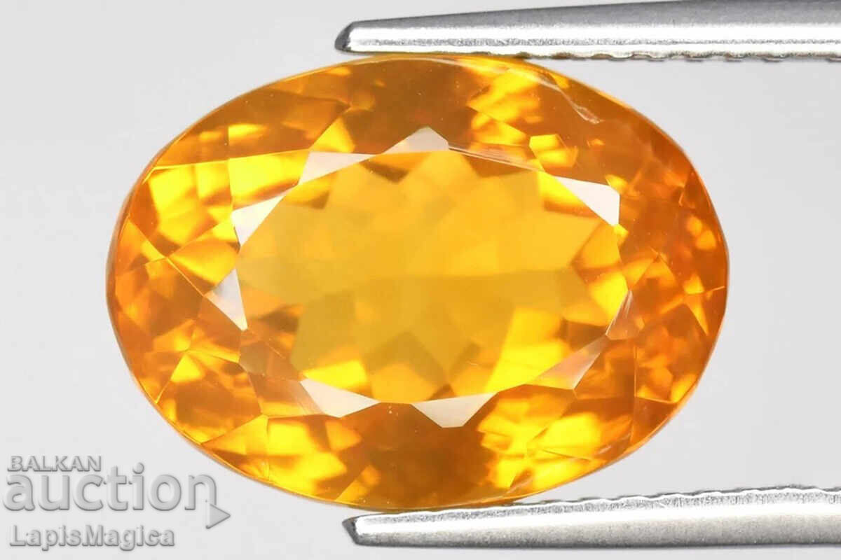 Citrin natural 8.32ct 13.5x10mm VS tăietură ovală