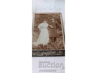 Fotografie Bărbat și femeie în rochie albă Carton