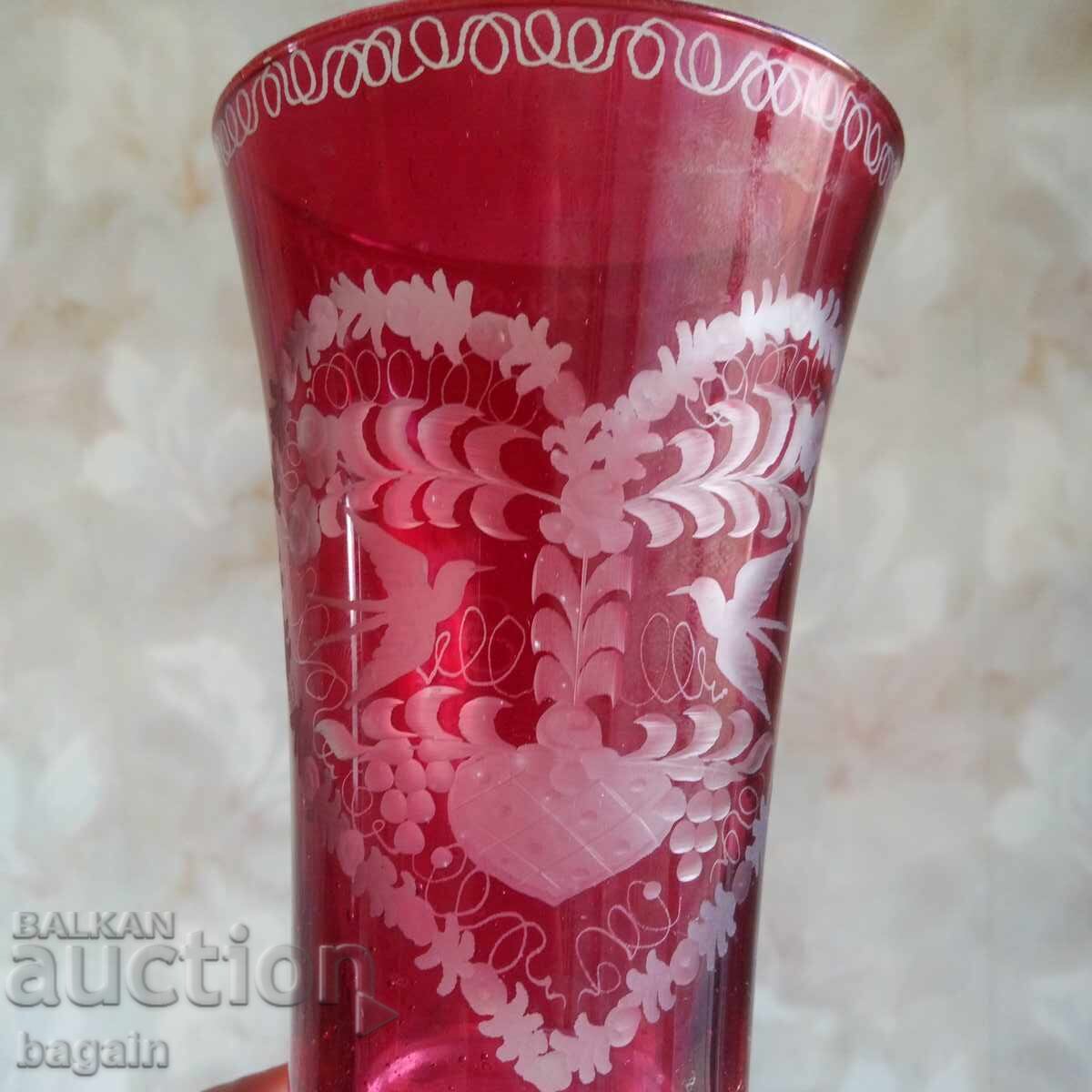 Bohemia, sticlă, secolul al XIX-lea