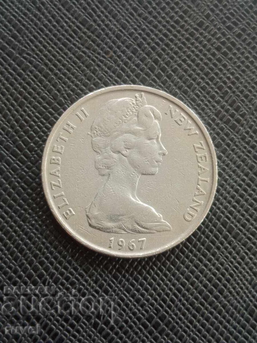 Noua Zeelandă 20 cenți, 1967 cu preț € 1.10 | 2.15 BGN Noua Zeelandă 20 cenți, 1967 cu preț € 1.10 | 2.15 BGN