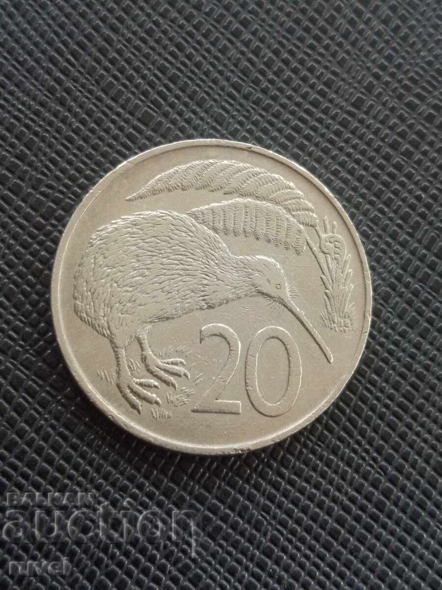 Noua Zeelandă 20 cenți, 1967 Noua Zeelandă 20 cenți, 1967