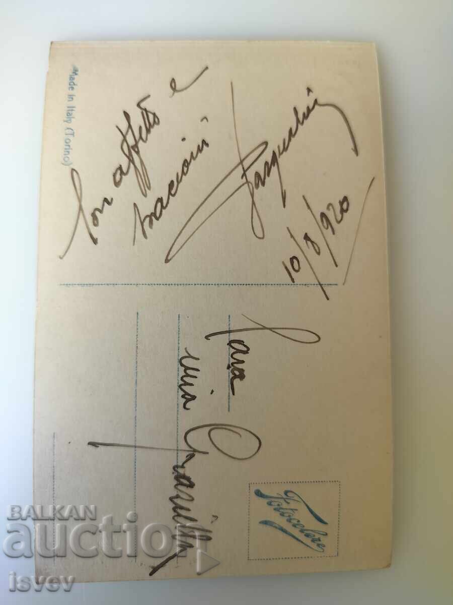 Frumoasă carte poștală italiană veche din 1920 cu preț € 5.00 | 9.78 BGN