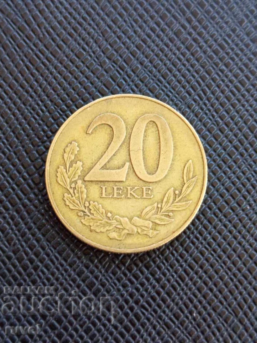 Albania 20 lek, 2000