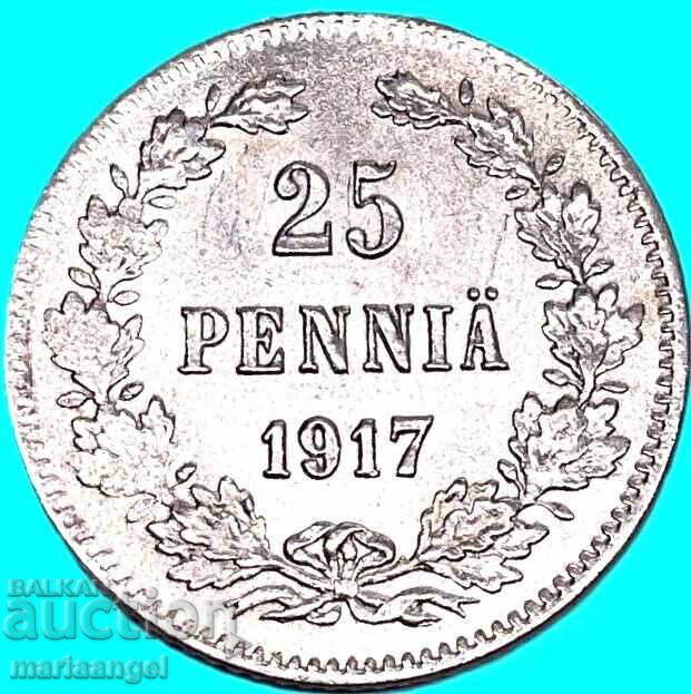 Rusia pentru Finlanda 25 penniä 1917 - 7