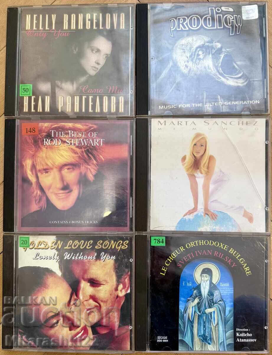 DISCURI, CD-URI ORIGINALE CU MUZICĂ MP3/CD - 6 BUC