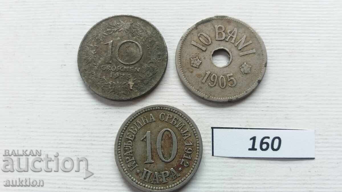 Δημοπρασία 10 bani 1910, 10 para 1912 godina