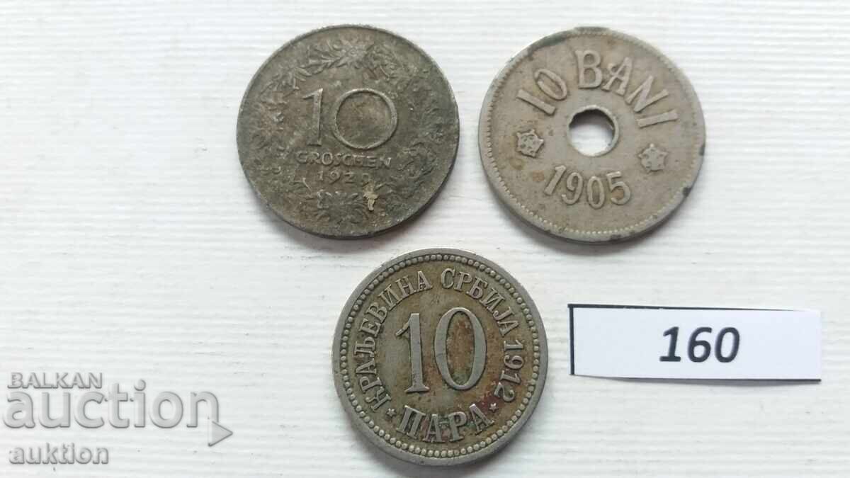 10 bani 1910, 10 para 1912 godina