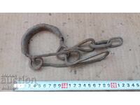 OLD MASSIVE SHACKS, SHACKLES, HANDcuffs