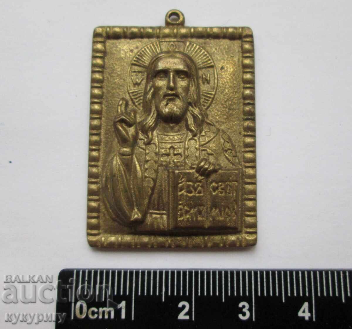 Livrarea Mică iconiță din bronz cu Iisus Hristos