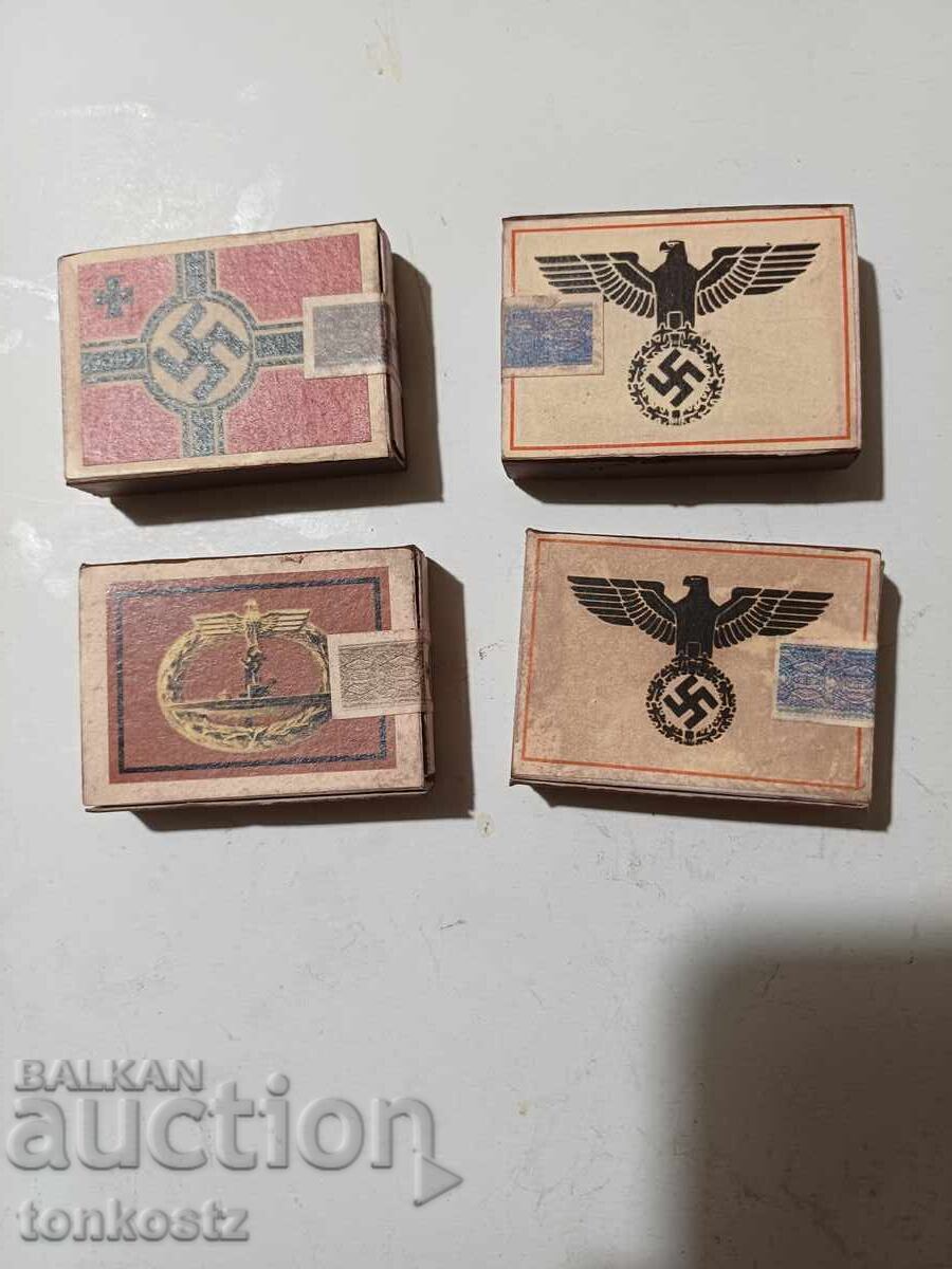 4 τεμ. Σπίρτα DEUTSCHES REICH με τιμή € 12.00 | 23.47 BGN