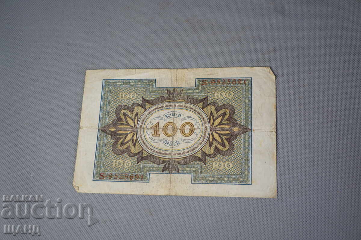 Bancnotă Germania 1920, 100 mărci