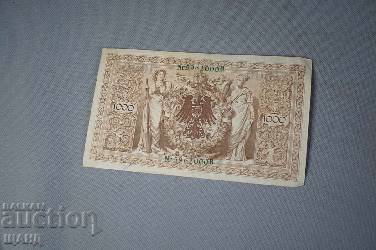 Bancnotă Germania 1910, 1000 mărci cu preț € 3.55 | 6.94 BGN Bancnotă Germania 1910, 1000 mărci cu preț € 3.55 | 6.94 BGN
