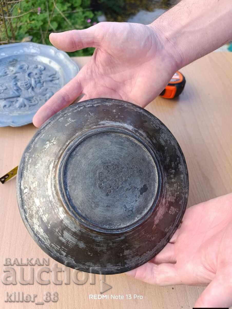Licitație Farfurie otomană veche din cupru