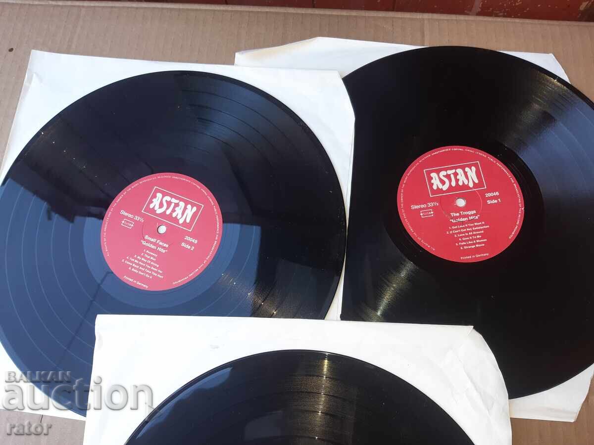 Delivery of Records - 3 pieces ROCK - Back to the 60s. Like new