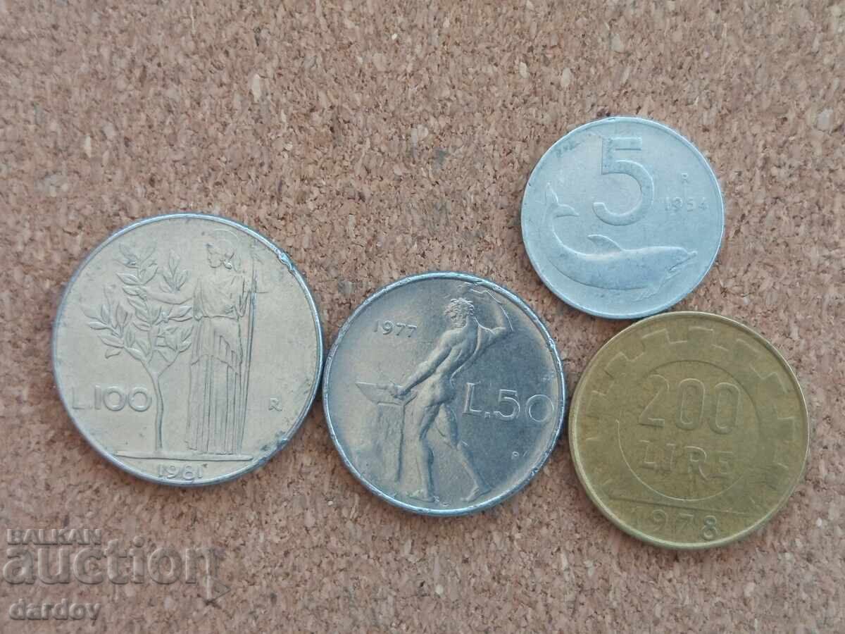 Италия, монети разни