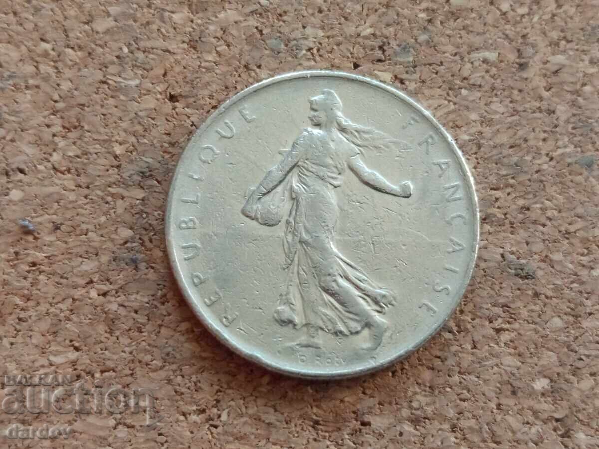 Franța, 1 Franc 1972 cu preț € 0.25 | 0.49 BGN