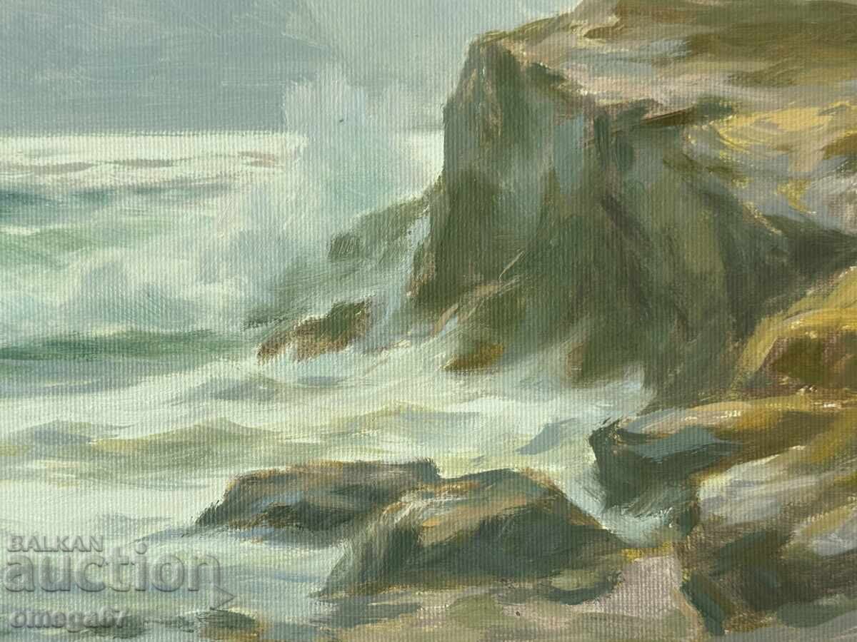 Delivery of A. Panagonov - Rough sea near Kamen Bryag