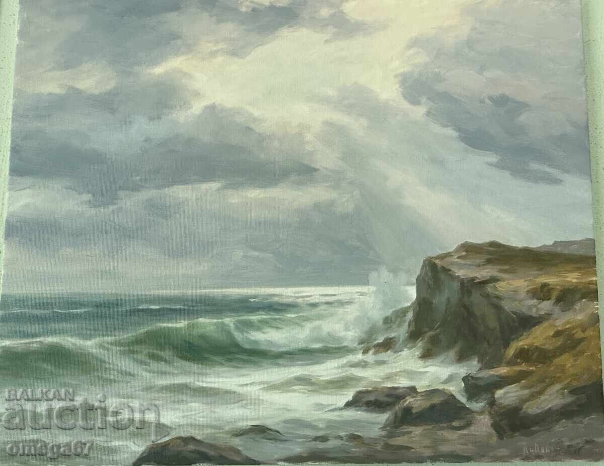 A. Panagonov - Rough sea near Kamen Bryag - 5