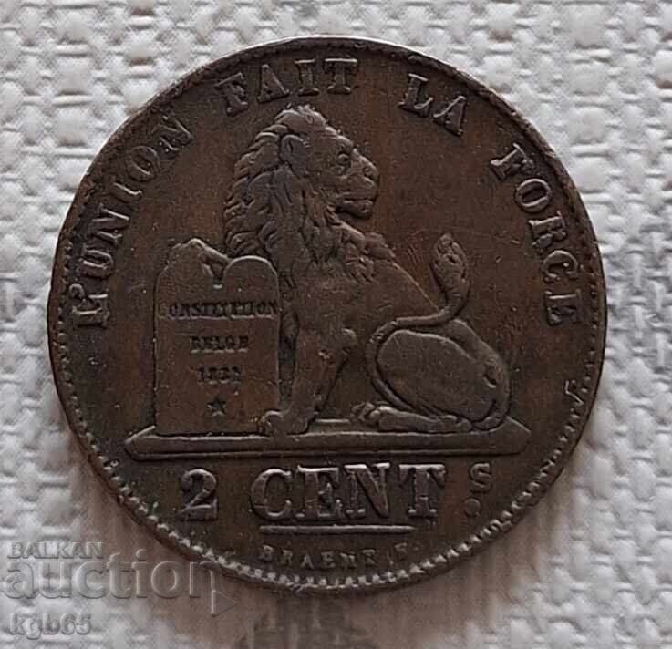 2 cenți 1849 Belgia. Rară cu preț € 39.99 | 78.21 BGN 2 cenți 1849 Belgia. Rară cu preț € 39.99 | 78.21 BGN