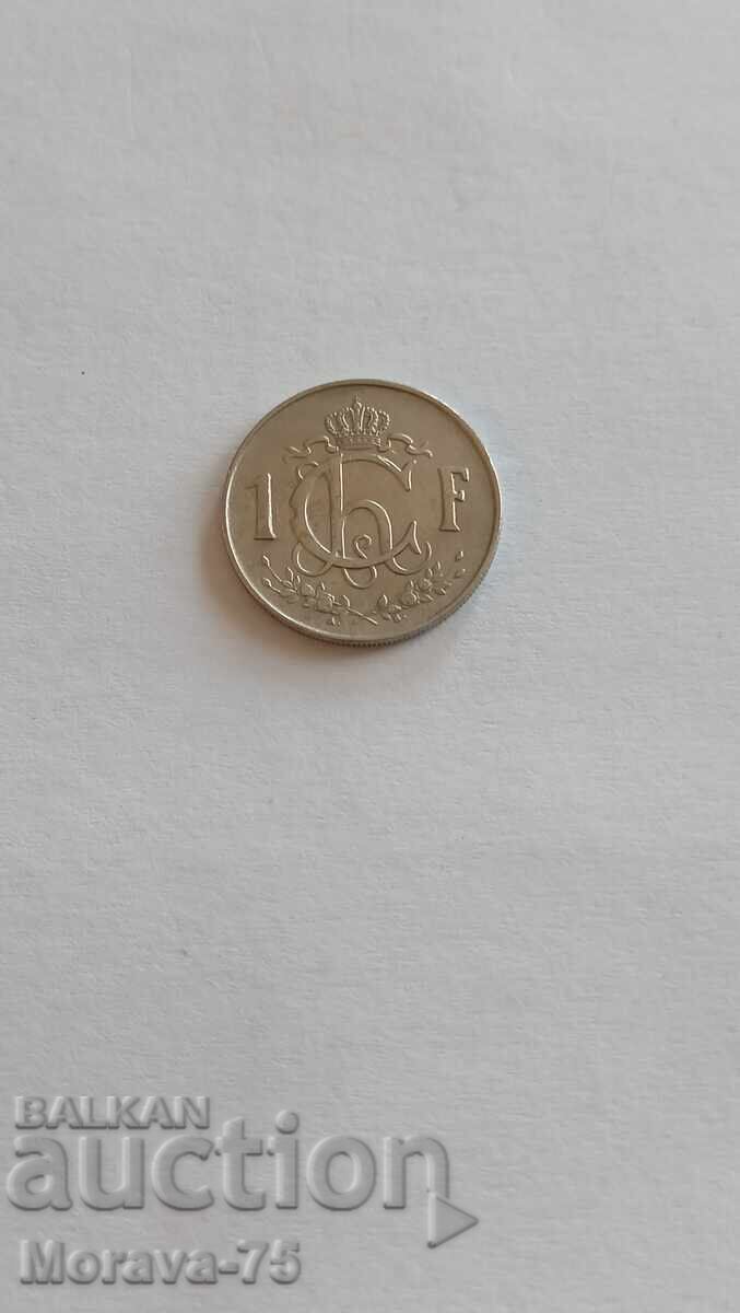 1 franc 1957 Luxembourg 1 franc 1957 Luxembourg