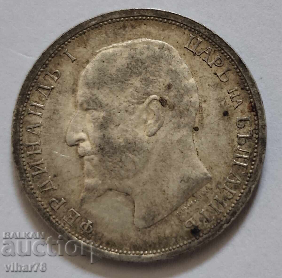 1 BGN 1913 MONEDĂ DE ARGINT - 5