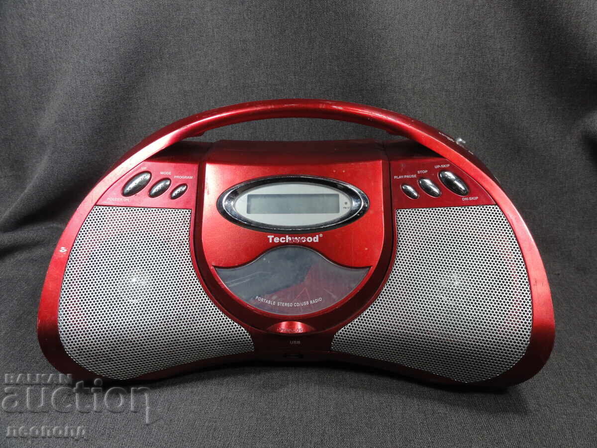 BZC STAR RETRO TRANZISTOR RADIO CD PLAYER TECHWOOD