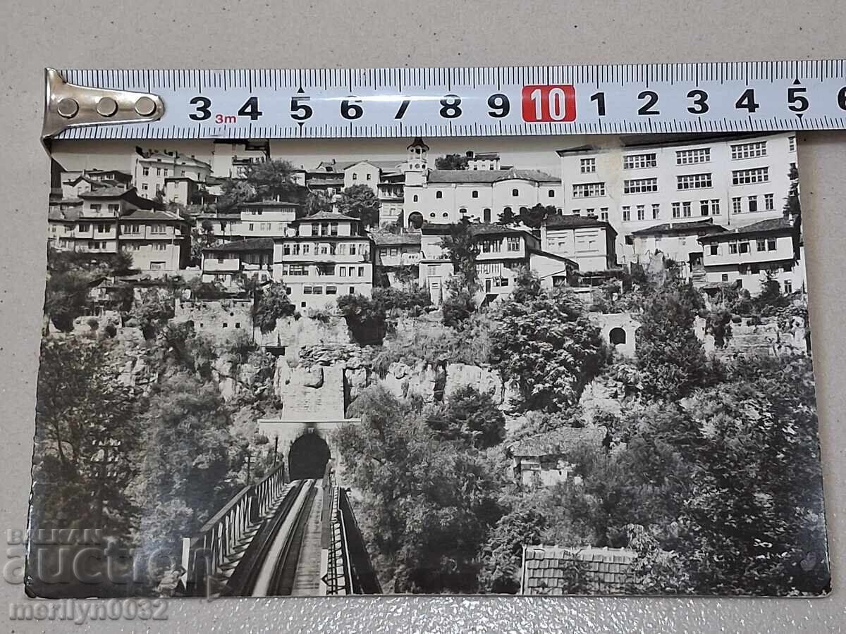 Φωτογραφία καρτ ποστάλ Τάρνοβο 1960 γ. Πανοραμική άποψη - 6 Φωτογραφία καρτ ποστάλ Τάρνοβο 1960 γ. Πανοραμική άποψη - 6