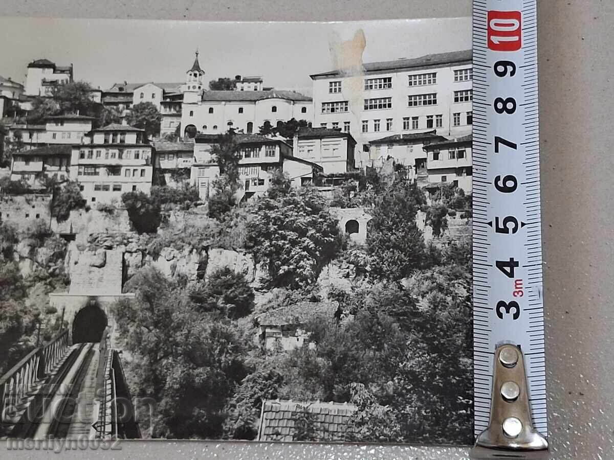 Φωτογραφία καρτ ποστάλ Τάρνοβο 1960 γ. Πανοραμική άποψη - 7 Φωτογραφία καρτ ποστάλ Τάρνοβο 1960 γ. Πανοραμική άποψη - 7