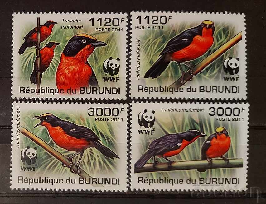 Burundi 2011 WWF Fauna/Păsări MNH