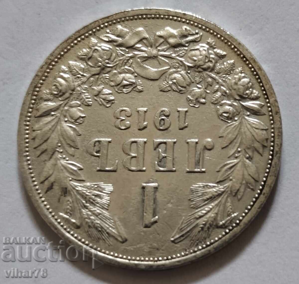 Licitație MONEDĂ DE ARGINT DE 1 LEU 1913