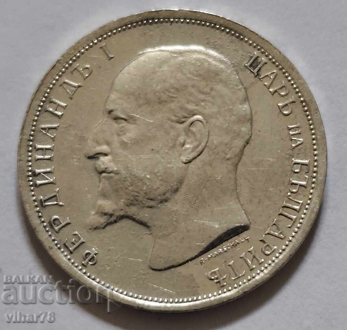 MONEDĂ DE ARGINT DE 1 LEU 1913 - 5