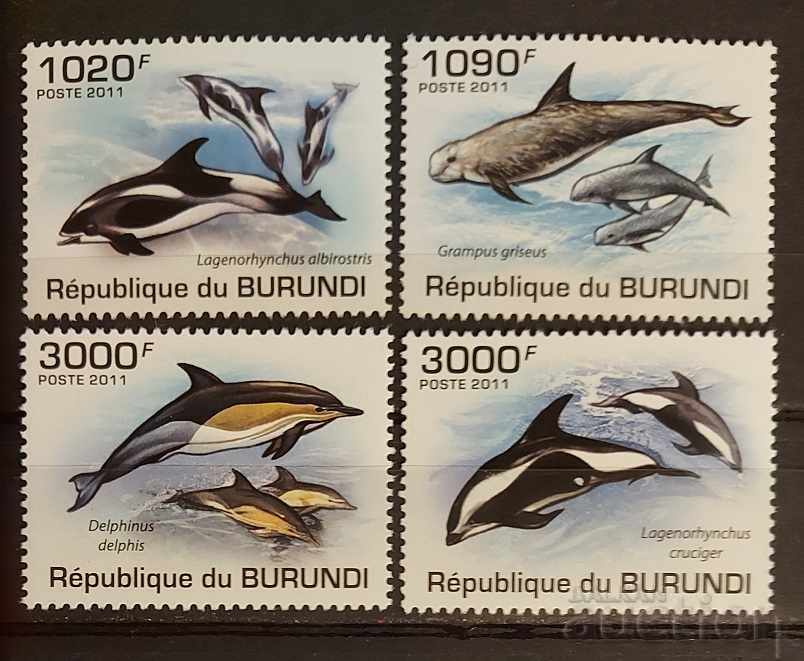 Burundi 2011 Faună/Animale/Pești 8 € MNH
