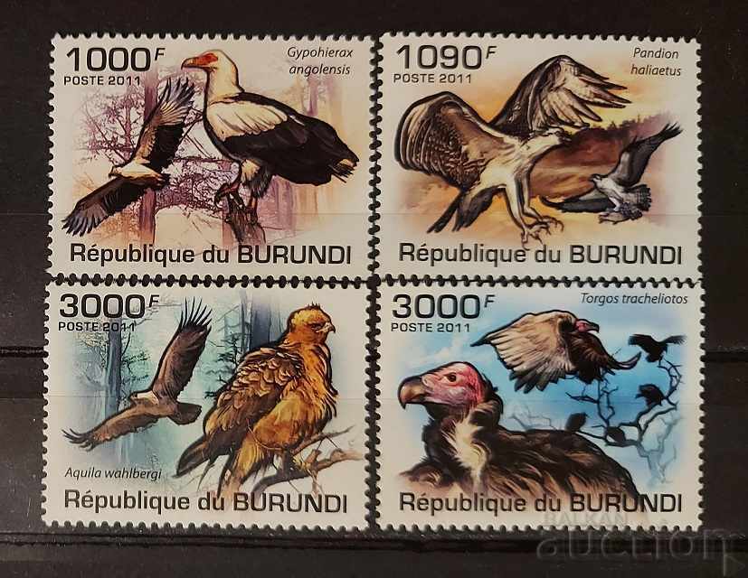 Burundi 2011 Faună/Păsări 8 MNH
