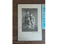 Fotografie veche pe carton Regatul Bulgariei - Primul Război Mondial