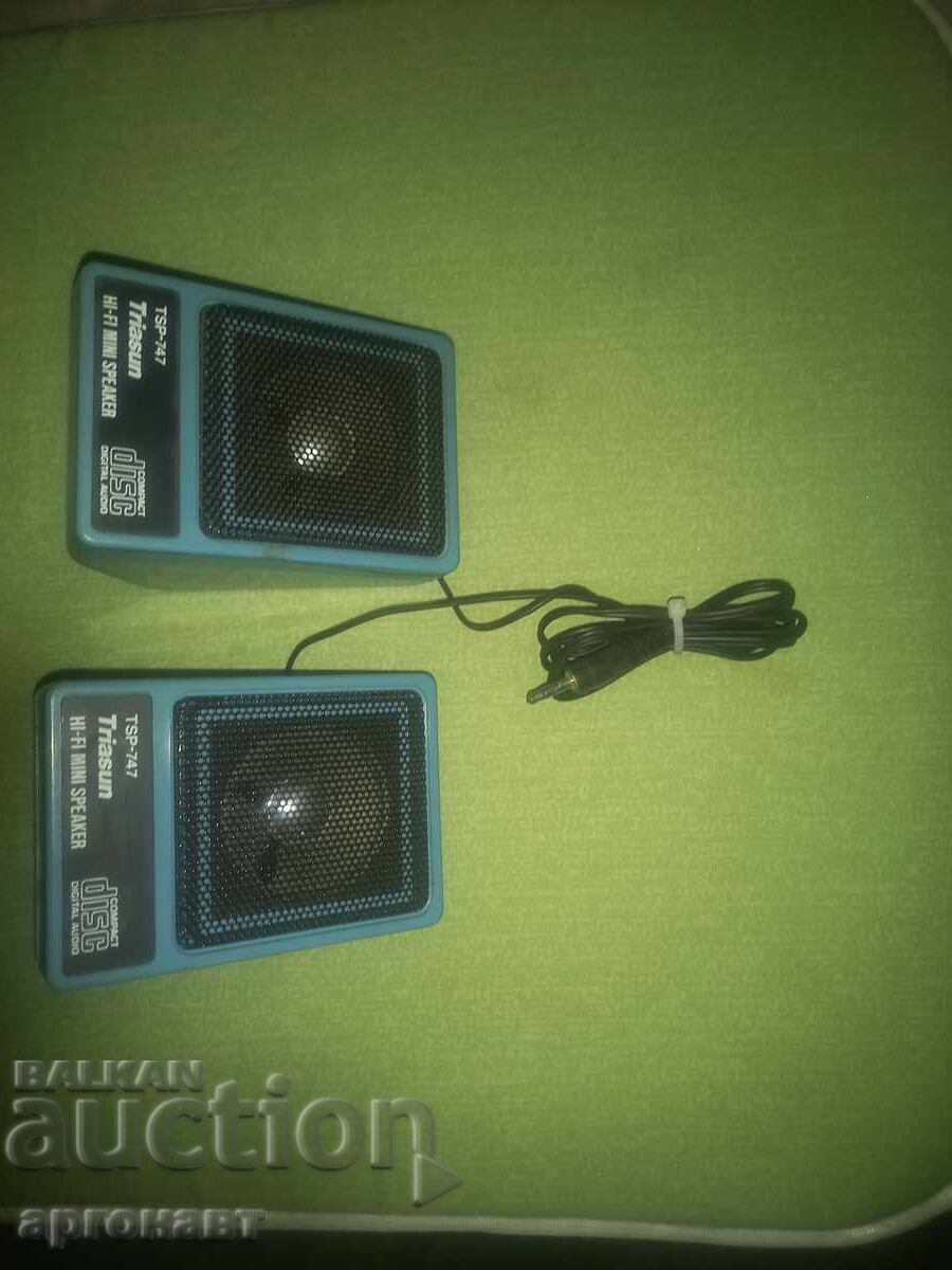 Licitație Boxe stereo vechi pentru walkman din '92