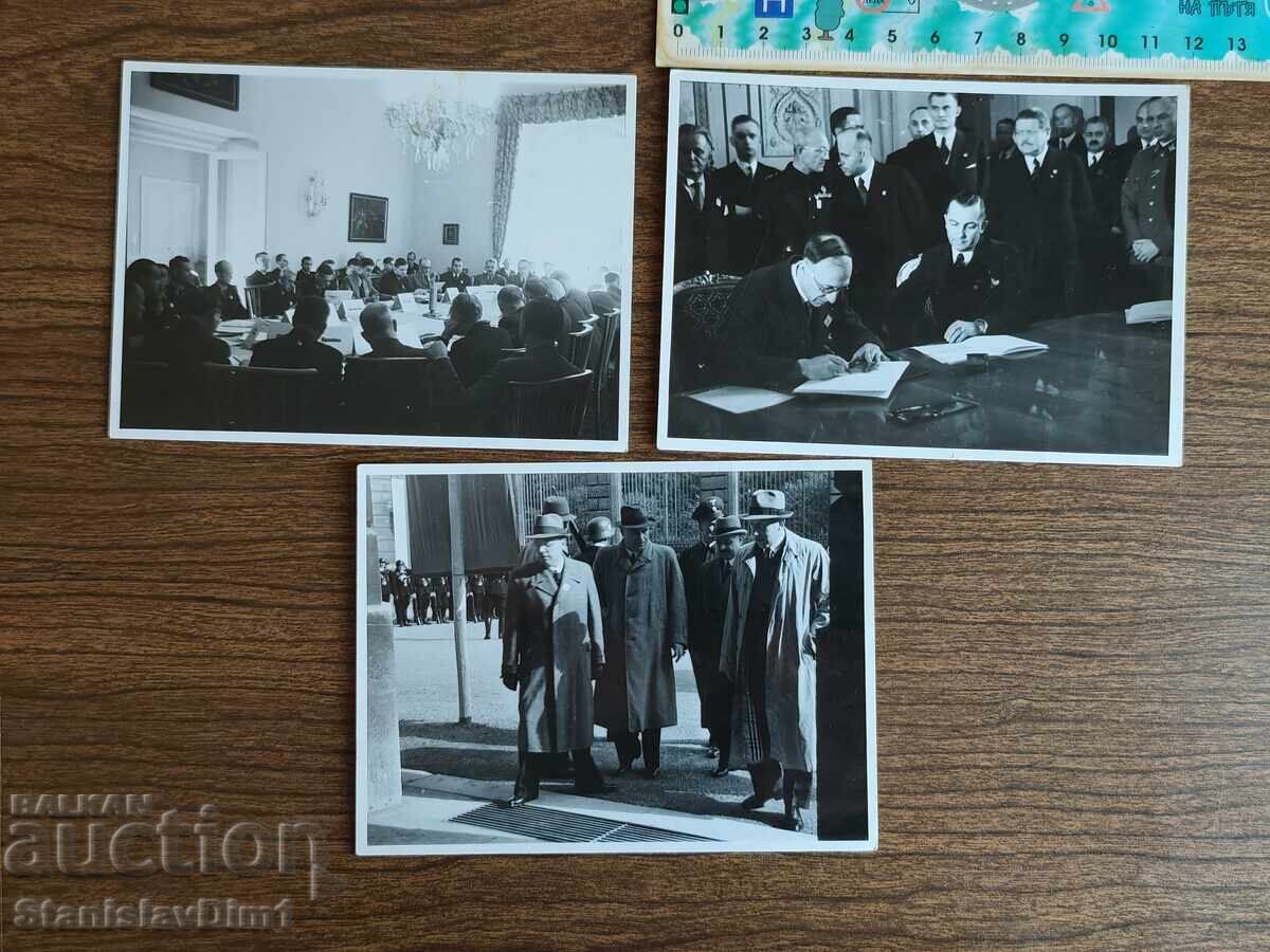 Стара снимка Царство България - лот от три. Кимон Георгиев?