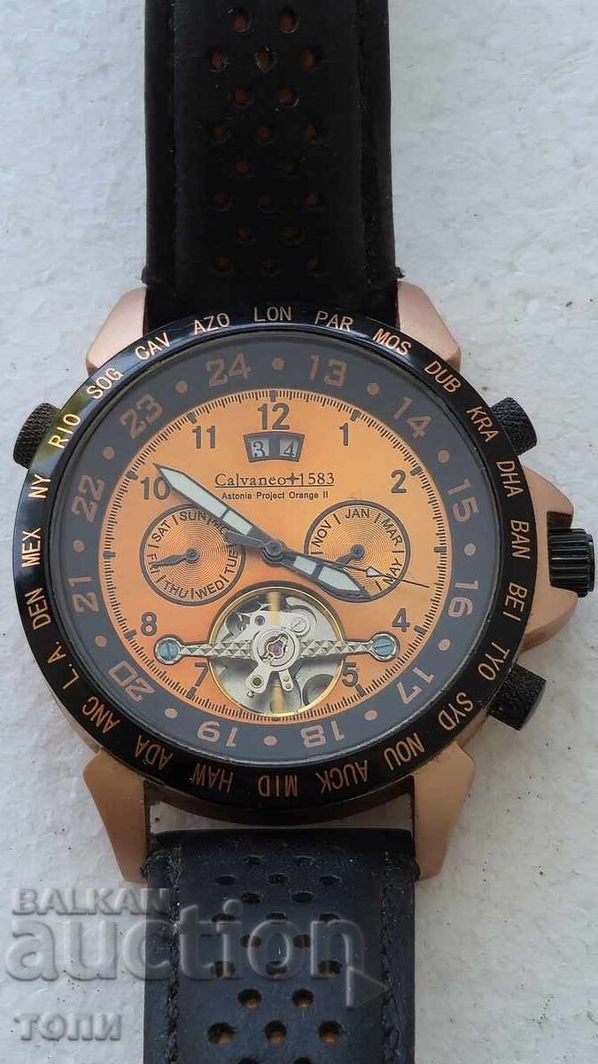 CALVANEO 1583 ΑΥΤΟΜΑΤΟ CHRONOGRAPH ΣΠΑΝΙΟ ΛΕΙΤΟΥΡΓΙΚΟ !!!!!