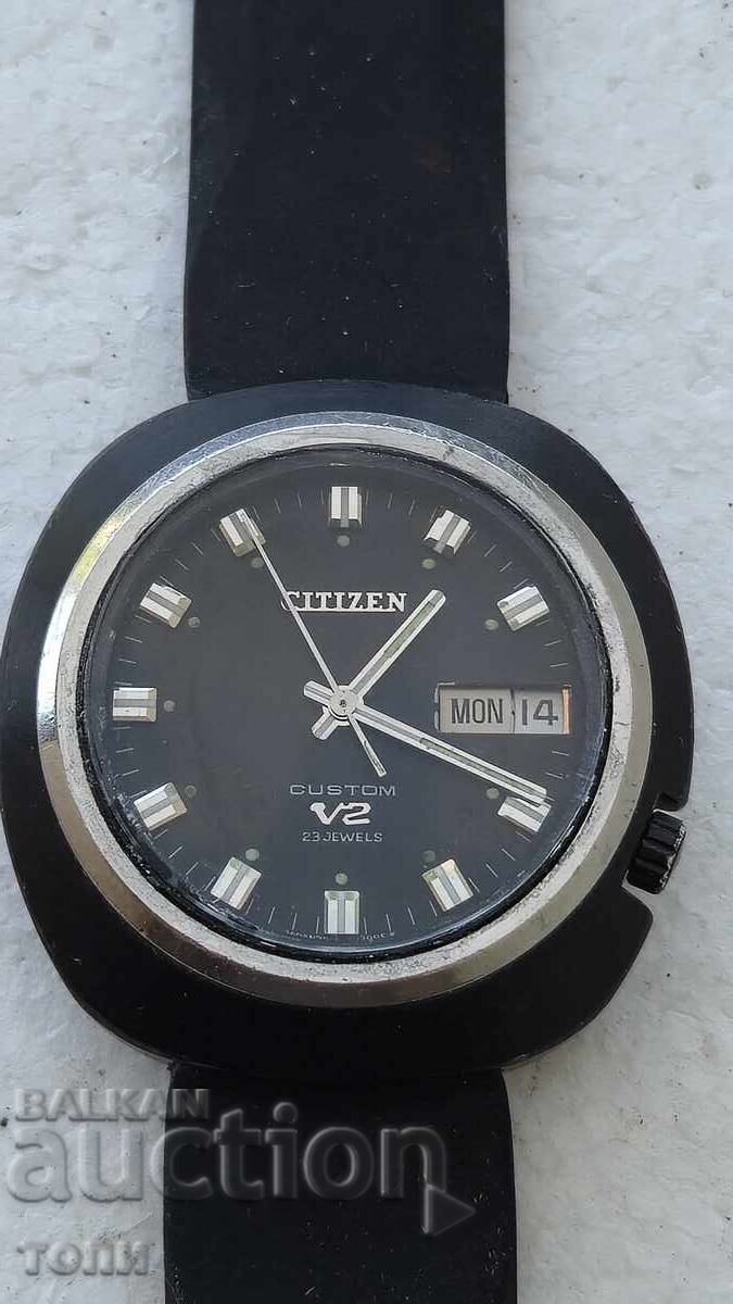CITIZEN CUSTOM VZ AUTOMATIC JAPAN РЯДЪК РАБОТИ БЗЦ  !!!!