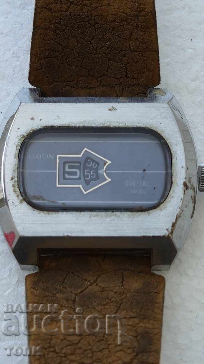ORION DIGITAL SWISS MADE RARE WORKING NO WARRANTY BZC !!!! with price € 0.01 | 0.02 BGN