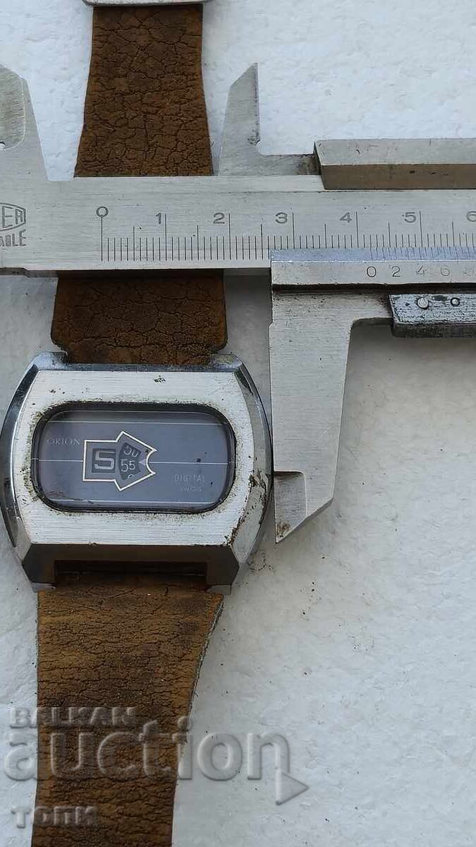 ORION DIGITAL SWISS MADE RARE WORKING NO WARRANTY BZC !!!! - 5