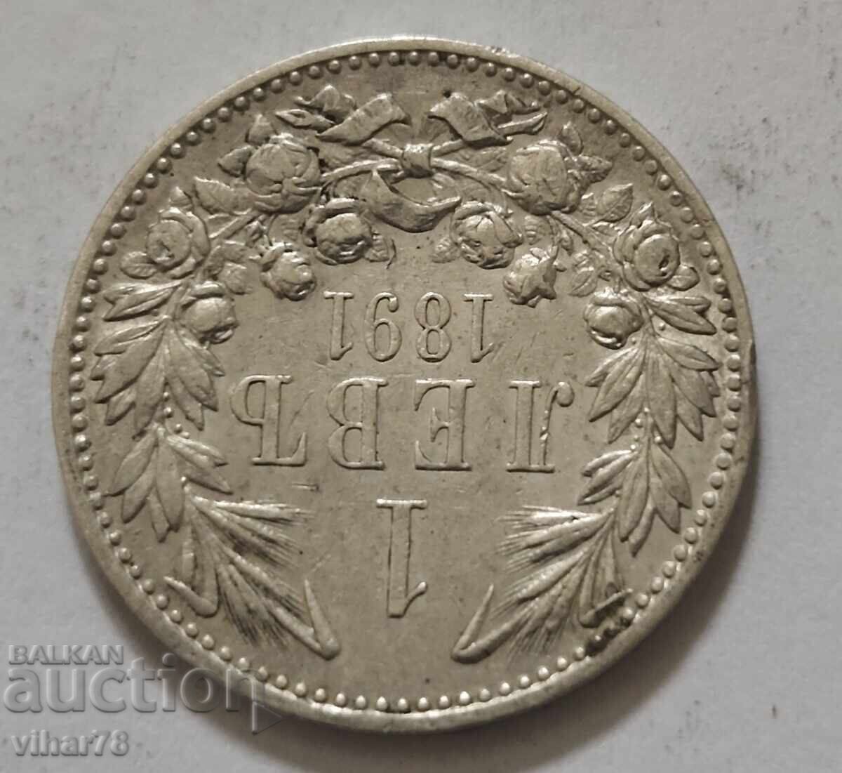 Licitație MONEDA DE ARGINT DE 1 BGN 1891