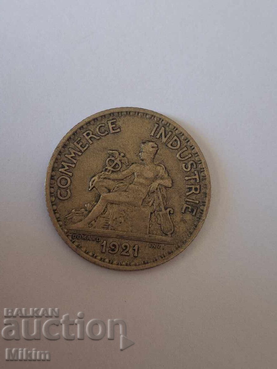 Monedă 1 franc 1921 Franța cu preț € 0.01 | 0.02 BGN