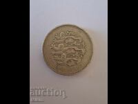 Монета 1 паунд 2002г. Великобритания1