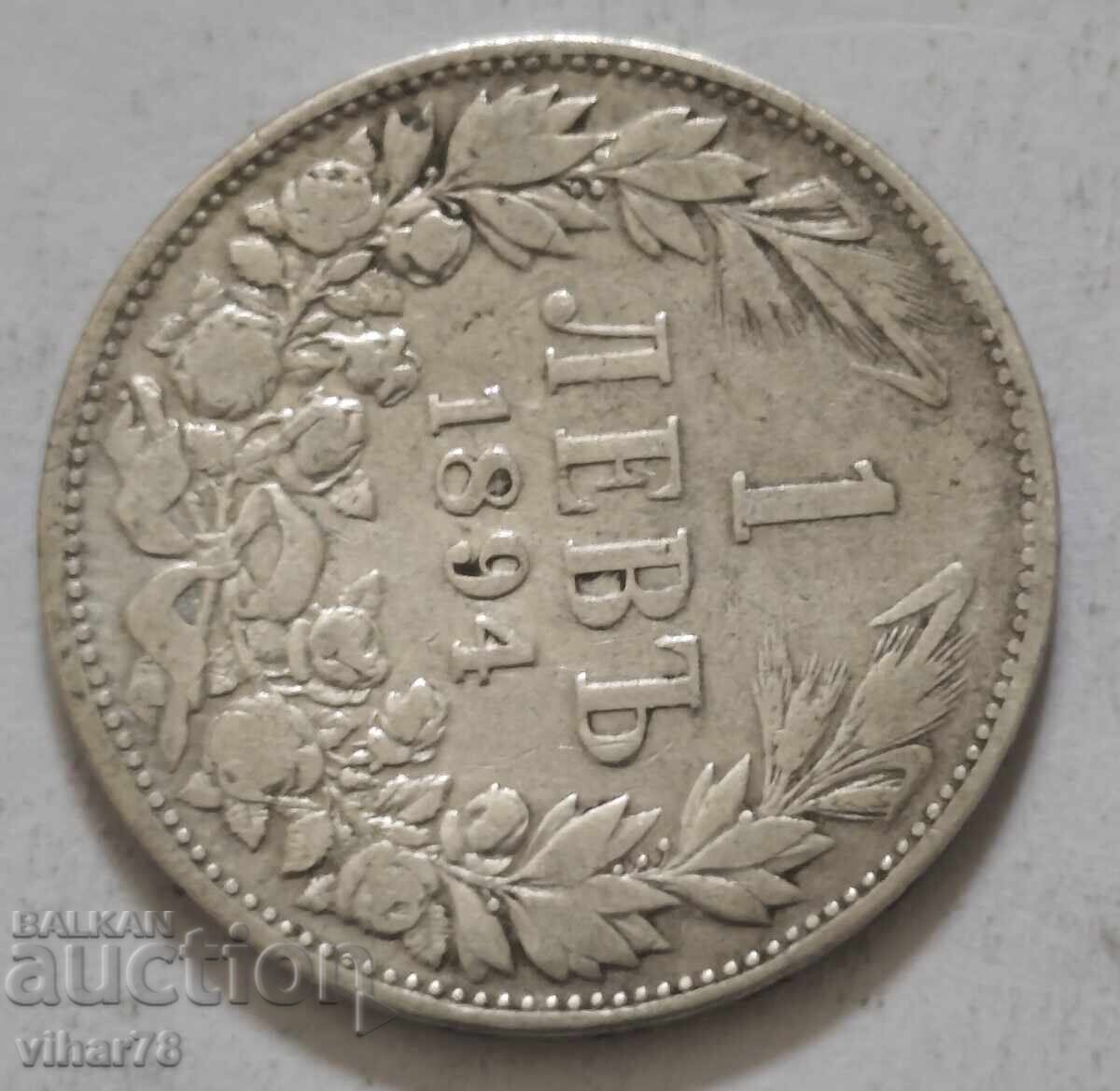MONEDĂ DE ARGINT DE 1 LEU 1894 cu preț € 19.99 | 39.10 BGN